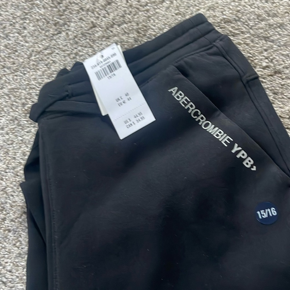 Brand new w/tags, Black Abercrombie Kids Joggers
